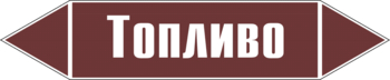 Маркировка трубопровода "топливо" (пленка, 358х74 мм) - Маркировка трубопроводов - Маркировки трубопроводов "ЖИДКОСТЬ" - магазин "Охрана труда и Техника безопасности"