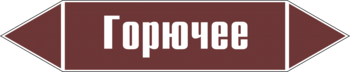 Маркировка трубопровода "горючее" (пленка, 716х148 мм) - Маркировка трубопроводов - Маркировки трубопроводов "ЖИДКОСТЬ" - магазин "Охрана труда и Техника безопасности"